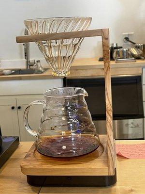 Pour over coffee