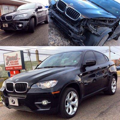 Before during and after collision done the right way only at Samuel Auto Body