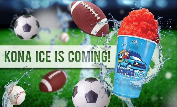 Kona Ice is a perfect addition to any sports events!