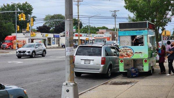 In front of CVS drugstore. 4 carts to choose from here on Sunday 9/25/22