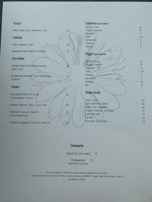 Food Menu