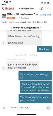 White Glove House Cleaning