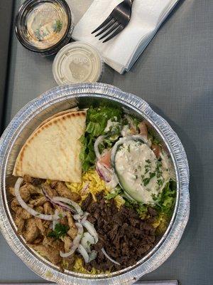 Shawarma Beef sh Shawarma Beef Gyro Combo