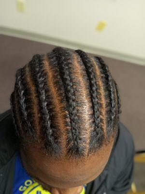 male cornrows