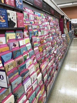 Hallmark card selections