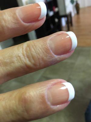 French manicure.