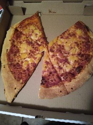 WTF is this. My pizza had a stroke.