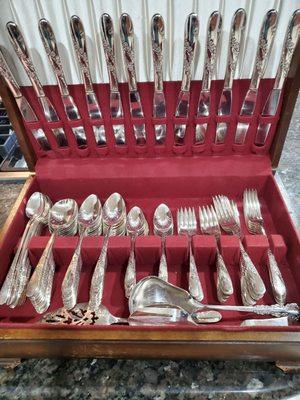 1950s Silver Plated Silverware..call for more information