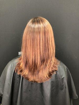 Caramel balayage