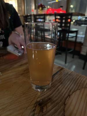 Current/rhubarb cider