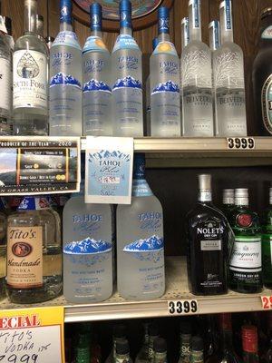 I didn't know Tahoe has there own Vodka