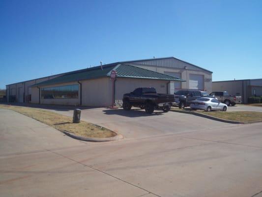 Topps headquarters located at 2132 Pole Road in Moore, OK.