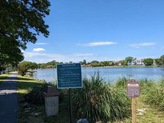 Walking path with a view