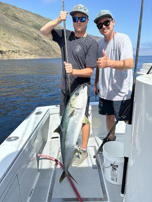 Both of the guys with my first catch.