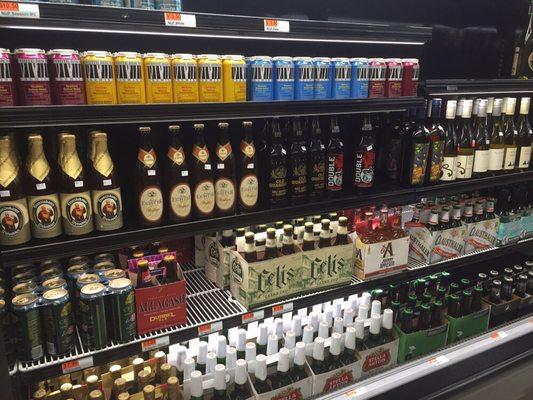 Wine and beers too in the South End and Duxbury stores .