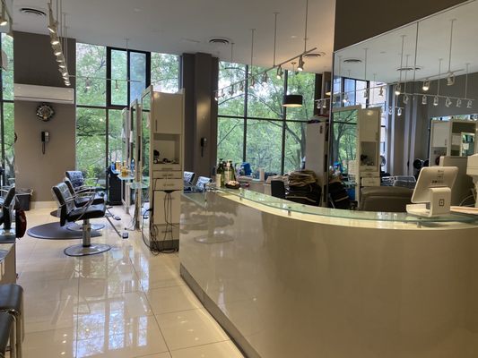 Beautiful view once you enter the salon