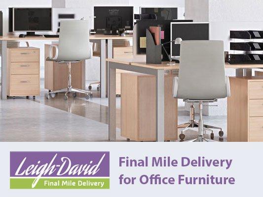 Leigh-David Logistics - Final Mile Delivery of office furniture in Michigan and bordering counties in Northern Ohio & Indiana