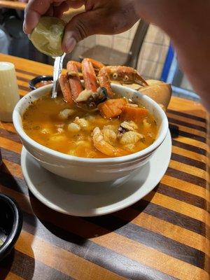 Caldo  Seafood Soup