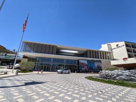 Outside. Storefront. Main entrance. Daytime.