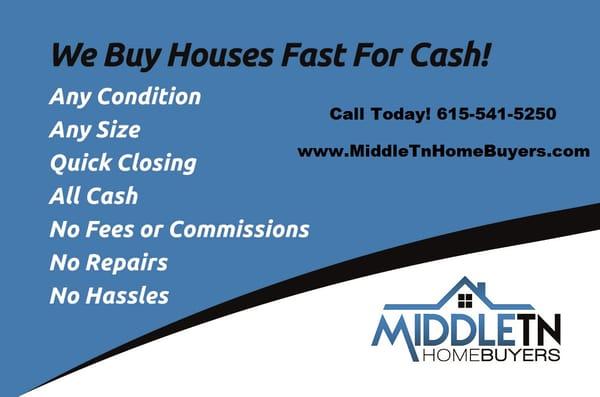 Middle TN Home Buyers