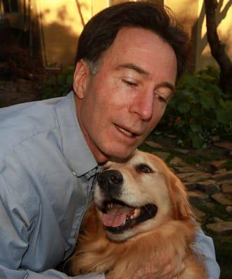 Dr. Melese with his own beloved dog "Star"