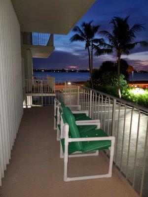 evening views of ocean and intracoastal in Palm Beach Florida