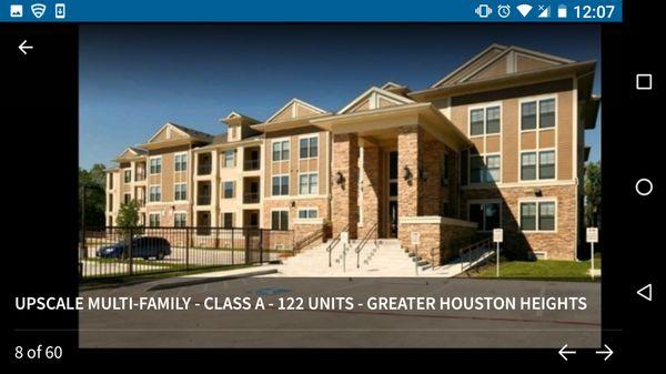 UPSCALE MULTI-FAMILY - CLASS A - 122 UNITS - GREATER HOUSTON HEIGHTS