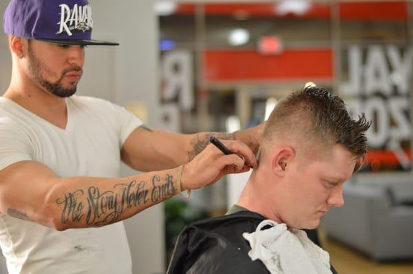 BARBERING