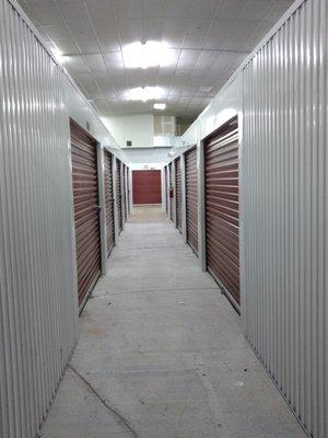 Interior Climate Controlled storage units