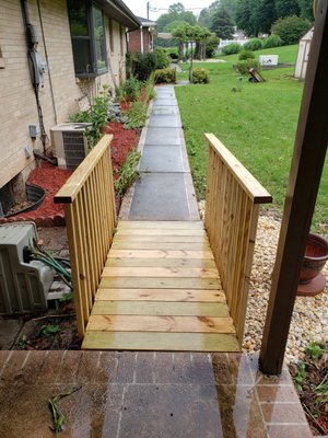 Ramp install completed