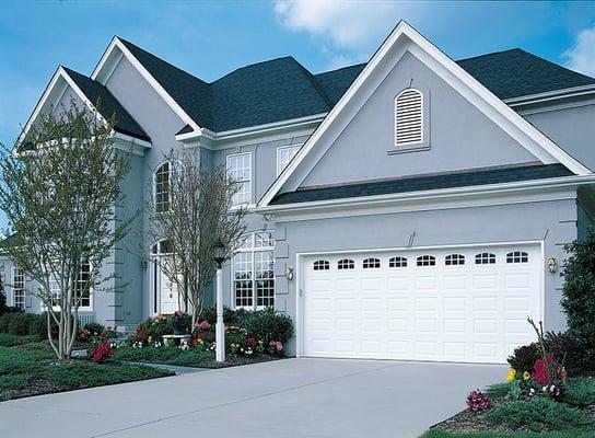 classic steel garage door