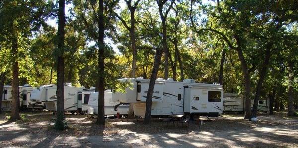 Full hook up RV sites