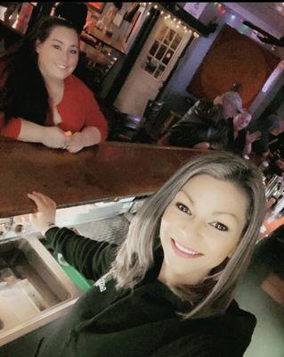 Michele and Ashely ready to serve up your favorite drink or snack of choice.