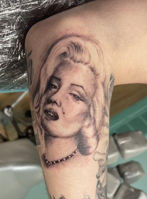 Marilyn portrait by Heather