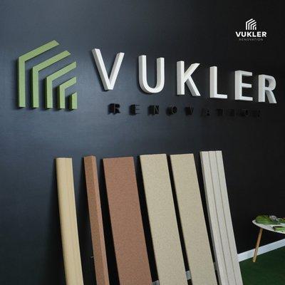 The unique appearance of the facade panels offered by Vukler Renovation gives the entire building a dynamic look.