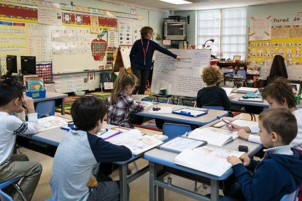 Our students learn to read, write and interact in French