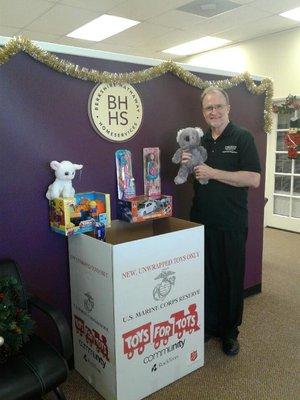 Toys for Tots annual toy drive