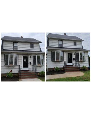 House wash before and after