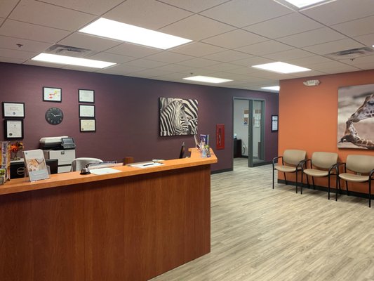 Milwaukee Clinic waiting area