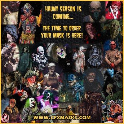 Haunt Season is coming, order your mask today!