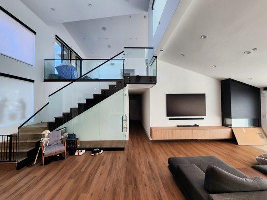 Wine cellar under stair case