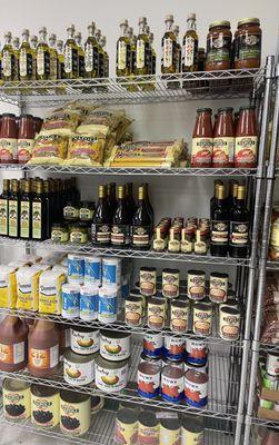 Some of the Italian products available in our market.