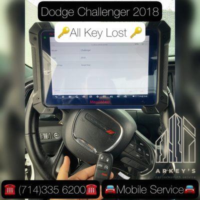 Dodge Challenger 2018, All Key Lost!!