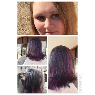 Multi-color balayage