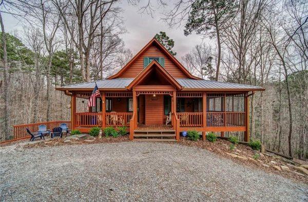 Cabin I purchased in the Coosawattee River Resort that will be available for short term rentals.