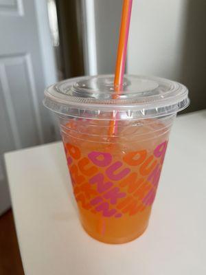 Peach Passion Fruit Dunkin Refreshers