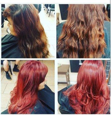 From brassy and boring to fun bright fire red .