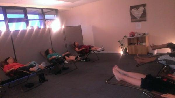 A Full House of Acupuncture Naps at Watsonville Community Acupuncture.