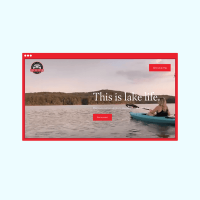 A beautiful, responsive website designed for Lifestyle Dock Company.