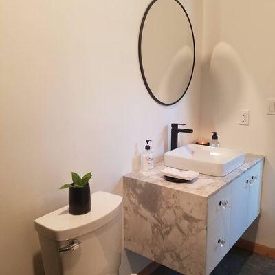 Elegance White Marble Vanity top